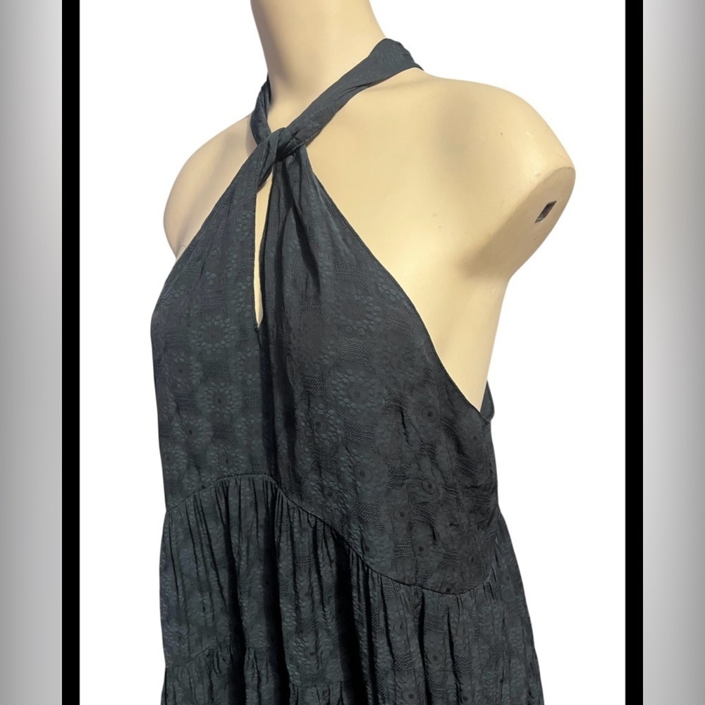 Anthropologie Dark Blue Halter Blouse - Picture 13 of 16